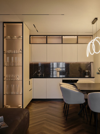 Кварцевый ламинат Fargo Паркет Английская ёлка Дуб Кальвадос 33-62W921 4/0.5мм