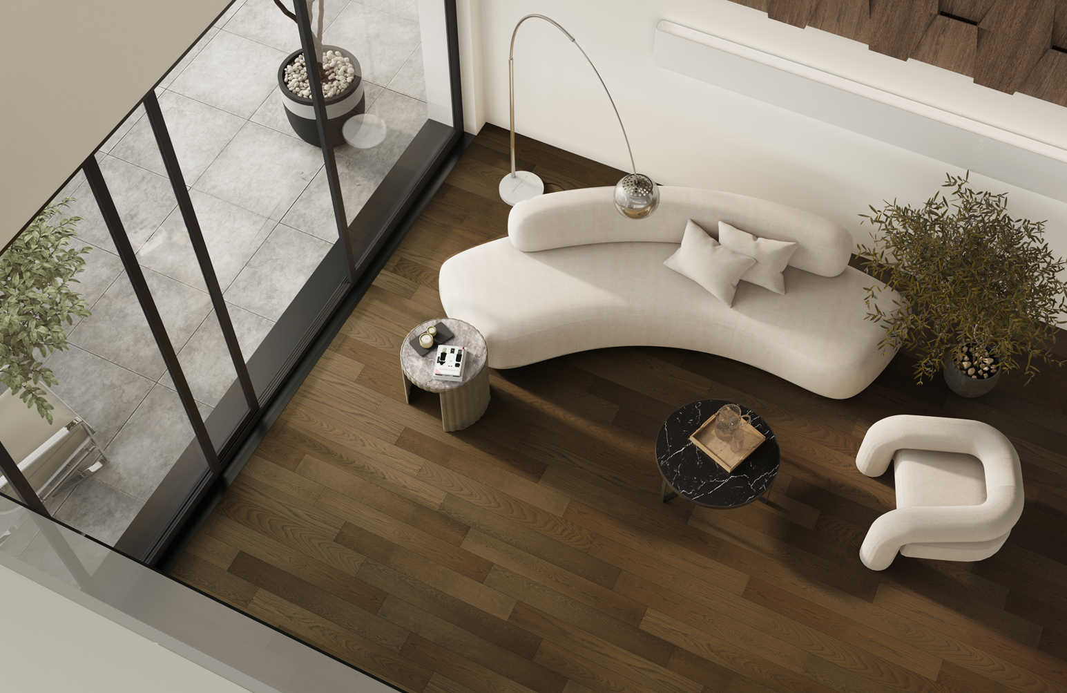 Кварцевый паркет Quartz Parquet Классик Дуб Брауни 413 7/1,2 мм